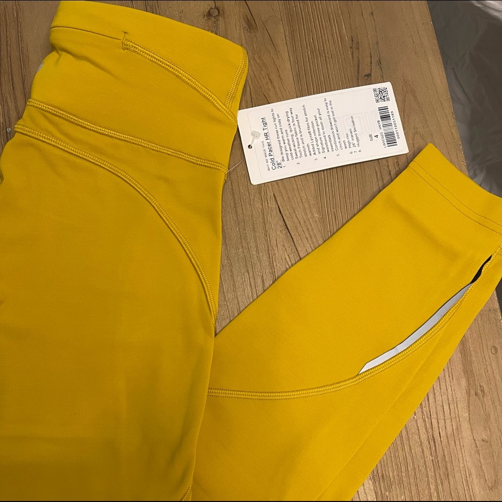 Lulu lemon cold pacer tights.  New with tags